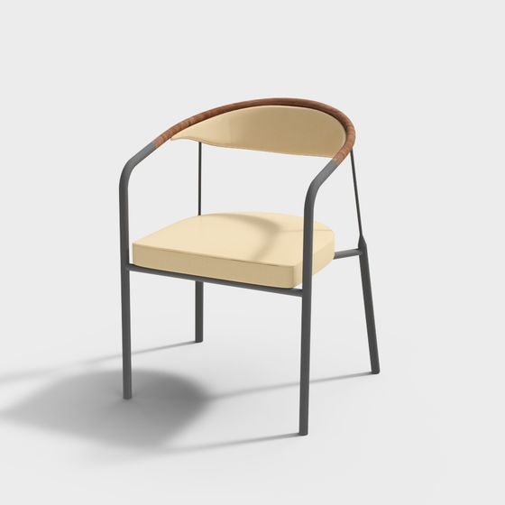 Stylish Urban Leisure Chair 3D model