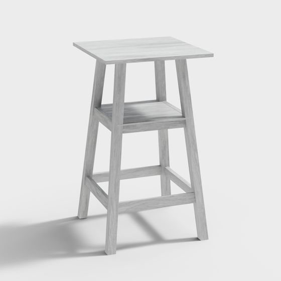 City Bar Stool 3D model for Modern Spaces