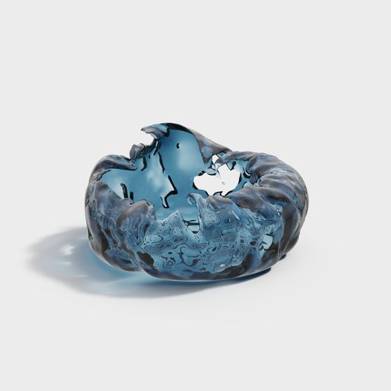 Modern Colored Glassware Ornaments