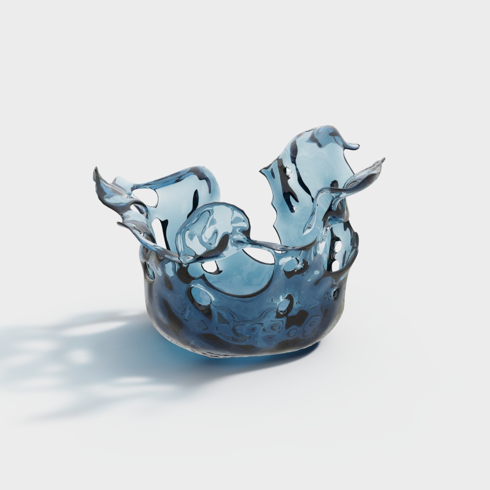 Modern Colored Glassware Ornament