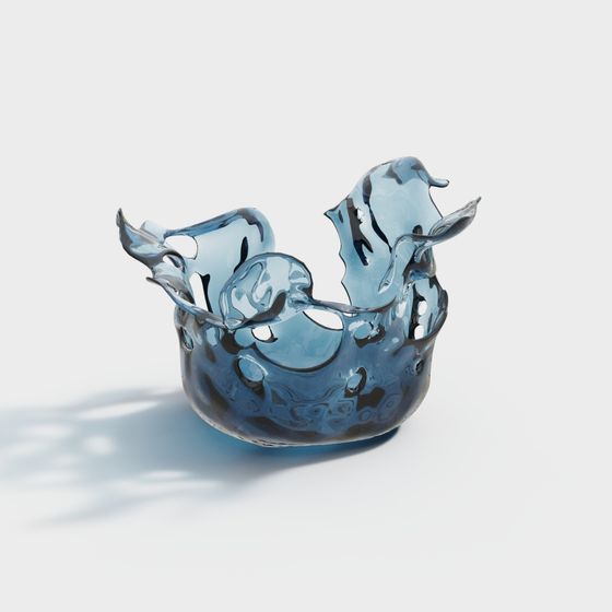 Modern Colored Glassware Ornament