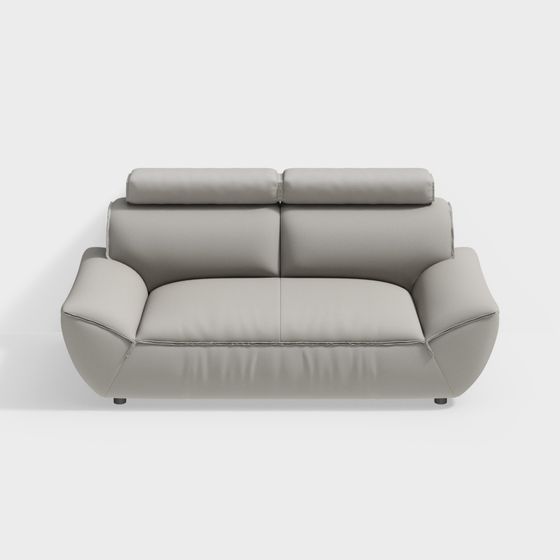 Sophisticated Minimalist 3D Sofa Model for Modern Spaces