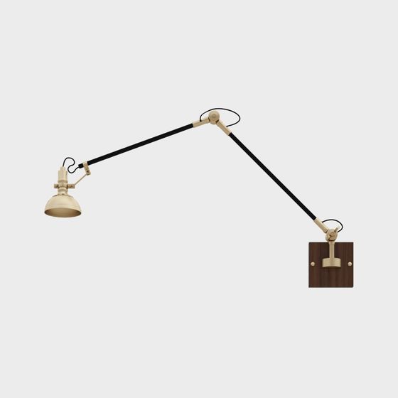 Industrial Style Table Lamp 3D Model