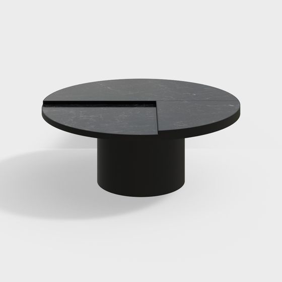 Urban Round Table 3D model for Modern Interiors