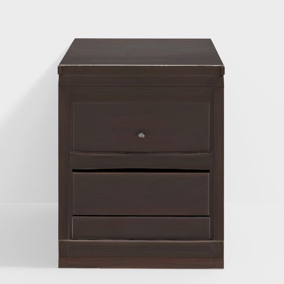 Centaur Engineered Wood Beside Table with 2 Drawer