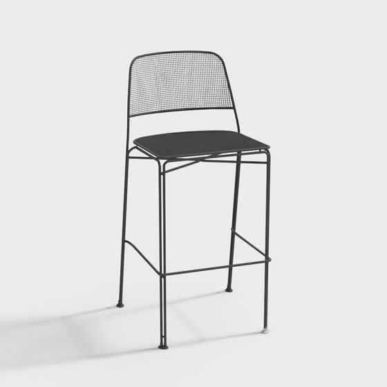 Стул с металлической раковиной