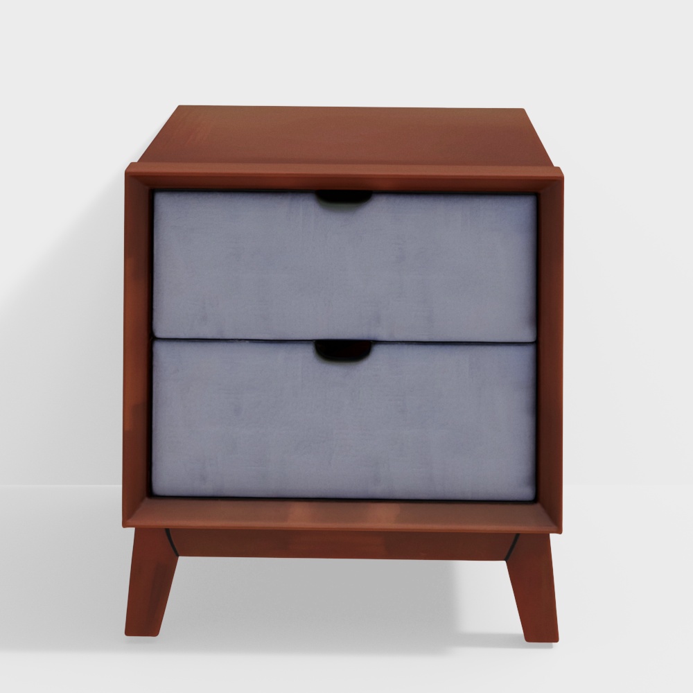 Esra Solid Wood Bedside Table