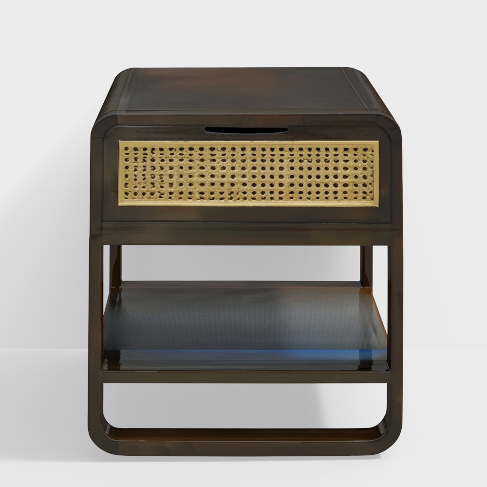 Pulsara Solid Wood Bedside Table