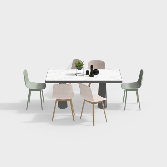 Mesa de Comedor de Estilo Moderno