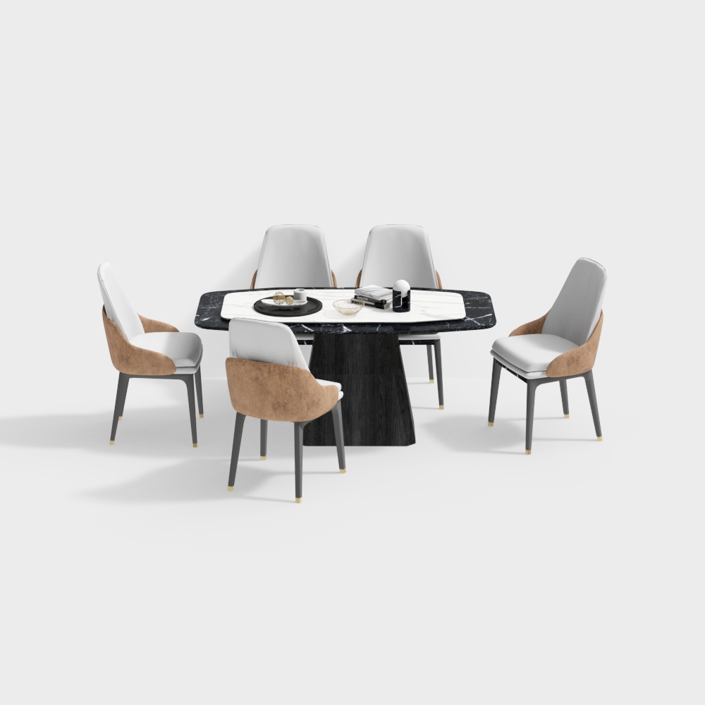 โต๊ะรับประทานอาหารสไตล์โมเดิร์น