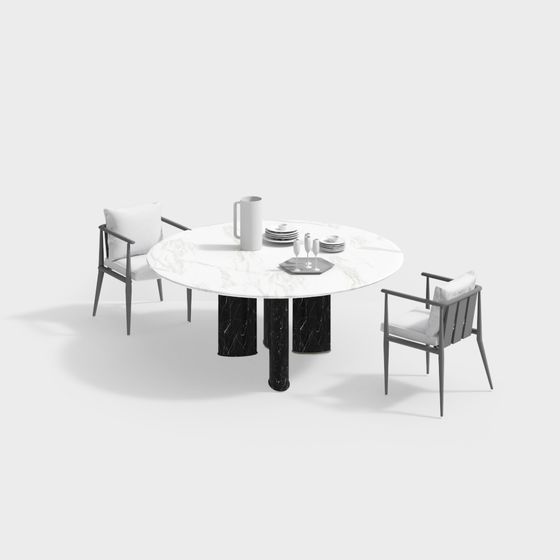 Urban Dining Table 3D model