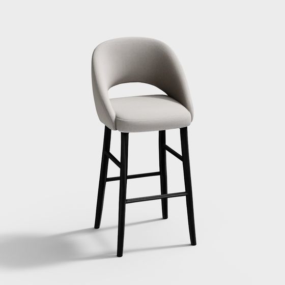 Urban Lounge Bar Stool 3D model