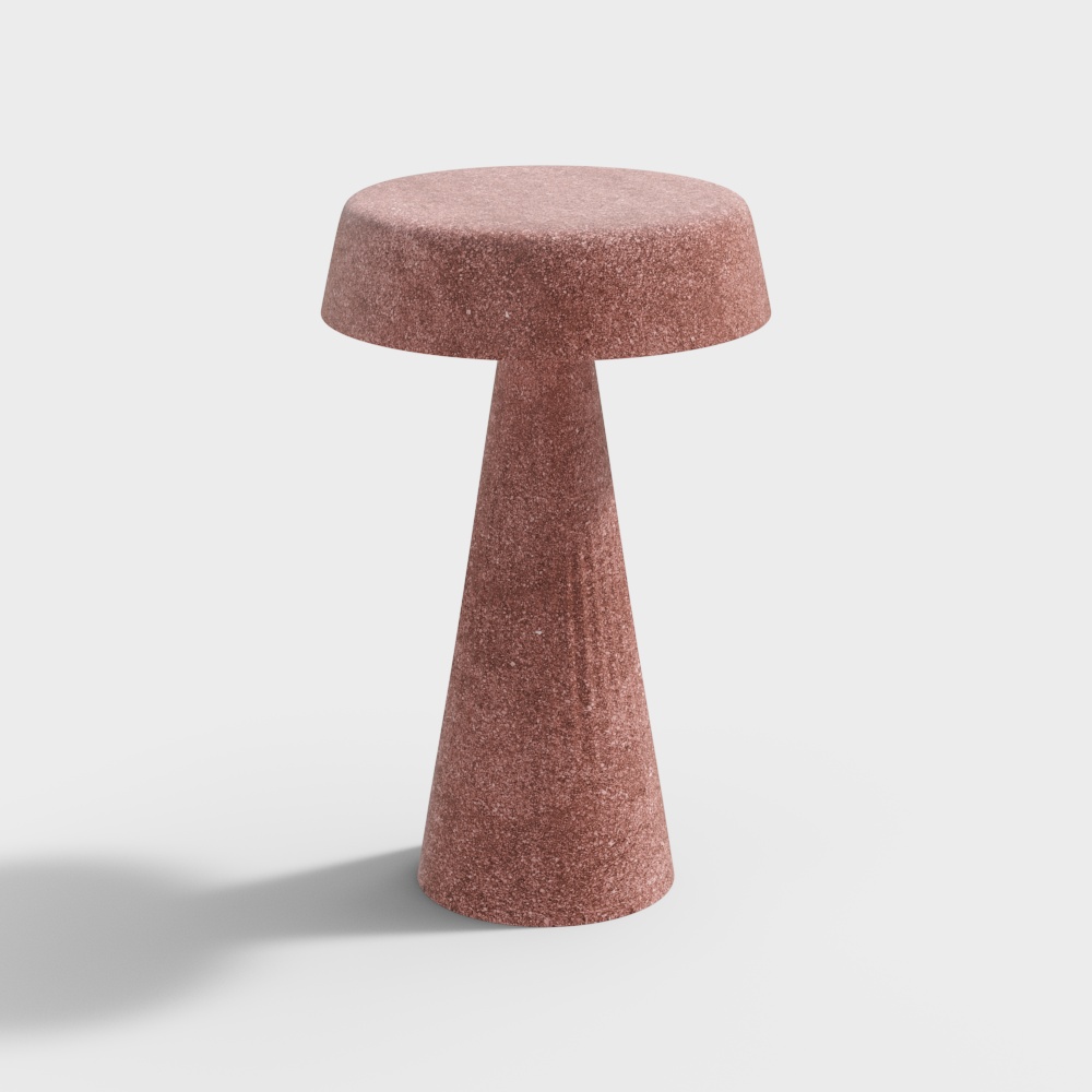 レッドグラデーションのテーブルランプ