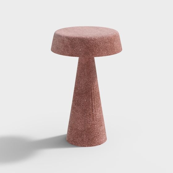 レッドグラデーションのテーブルランプ