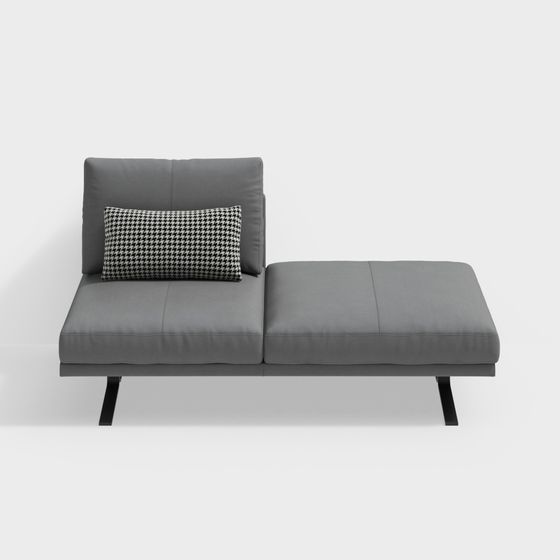 Low Poly Modern Sofa 3D model