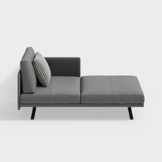 Modern Minimalist Sofa 3D model