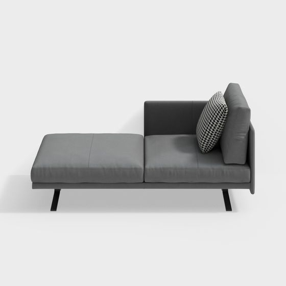 Chic 3D Sofa Model for Modern Spaces