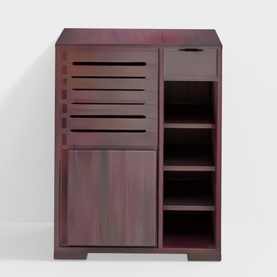 City Corner Storage Cabinet 3D model for Modern Spaces