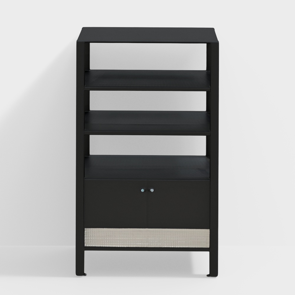 Gaku Solid Wood Bookshelf in Semi Gloss