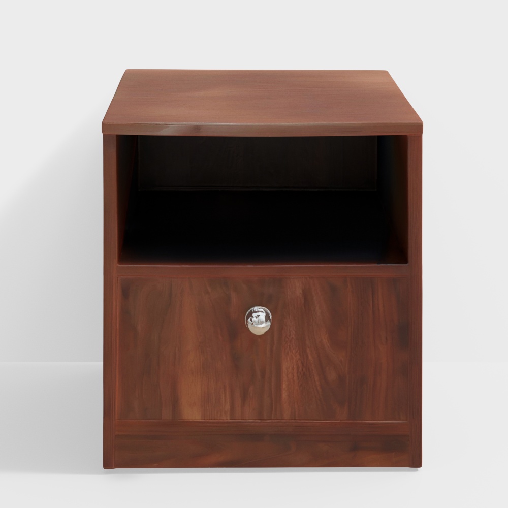Elara Bedside Table with Single Bottom Drawer