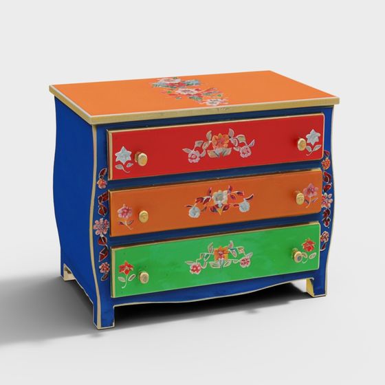 Rainbow Garden Vanity 3D model