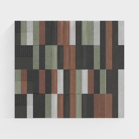 Abstract Puzzle 3D model for Innovative Design