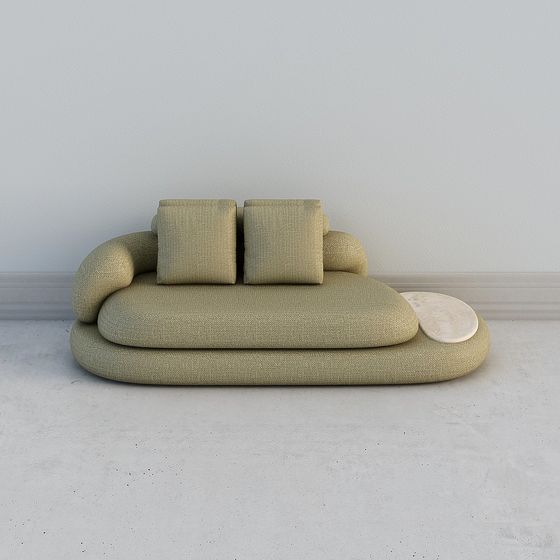 Cloud Sofa 3D model for Modern Minimalist Interiors