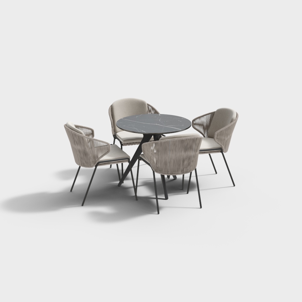 Leisure table and chair