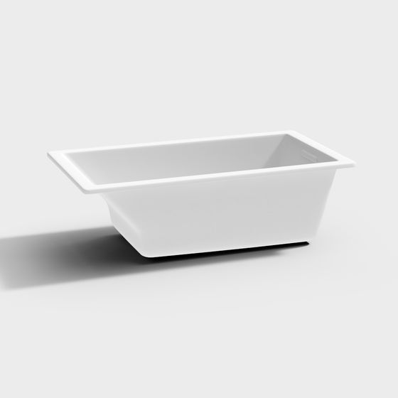 Elegant Bathing Tub 3D model for Contemporary Design