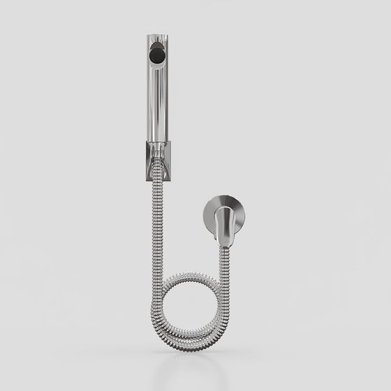 Minimalist Shower Head 3D model for Modern Spaces