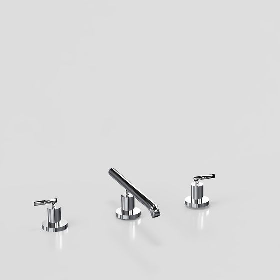 Urban Faucet Set 3D model for Modern Spaces