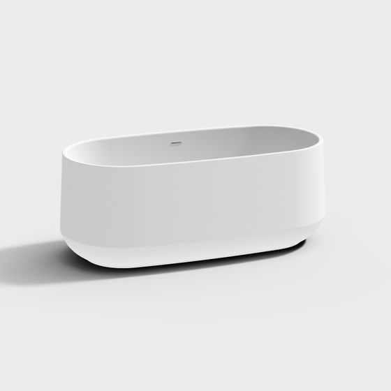 Sleek Bathtub 3D model