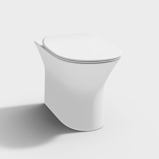Streamlined Small Table 3D model