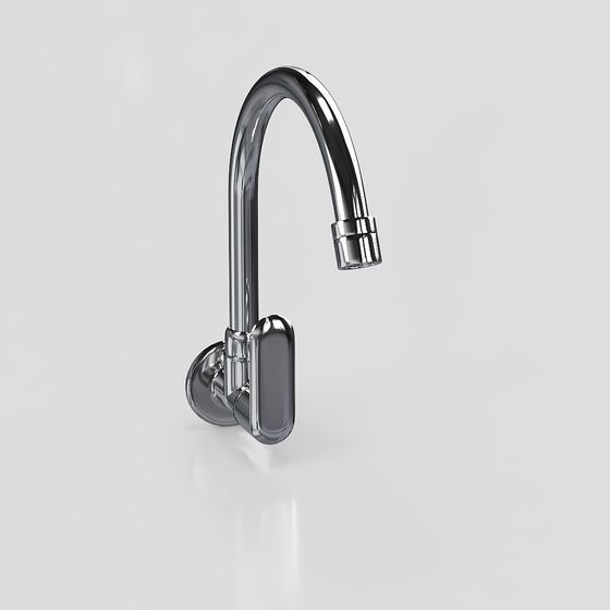 Elegant Modern Faucet 3D model for Contemporary Interiors