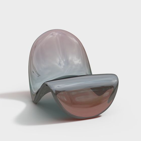 Modern Acrylic Lounge Chair