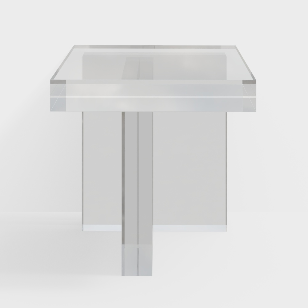 Moderner Acryl-Beistelltisch