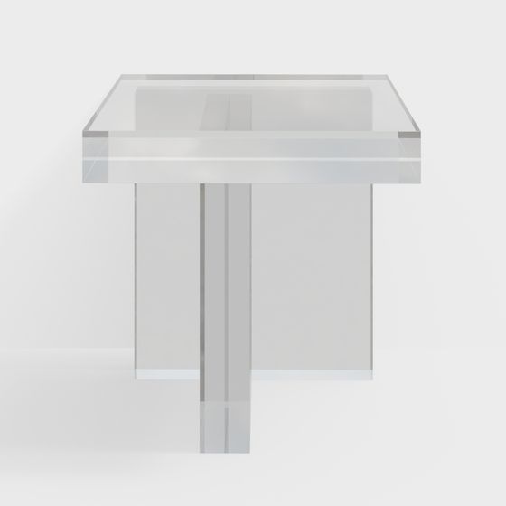 Moderner Acryl-Beistelltisch