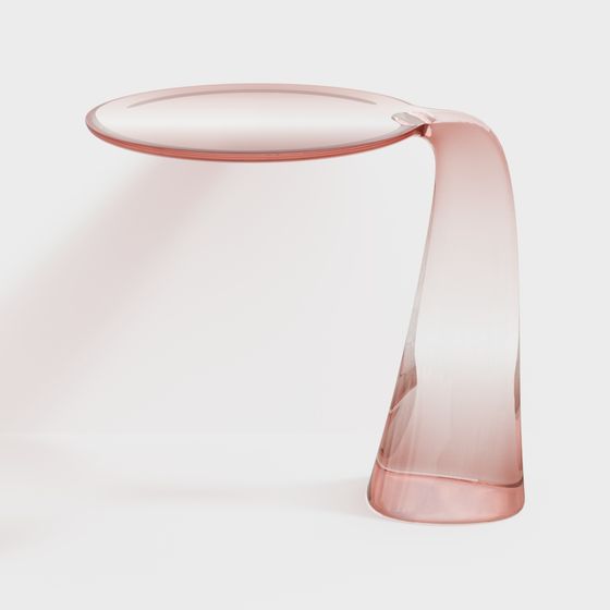 Mesa Auxiliar Acrílica Moderna