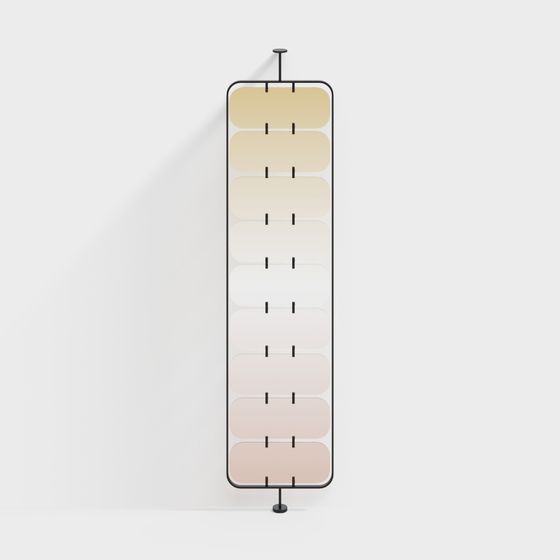 Modern Gradient Glass Partition