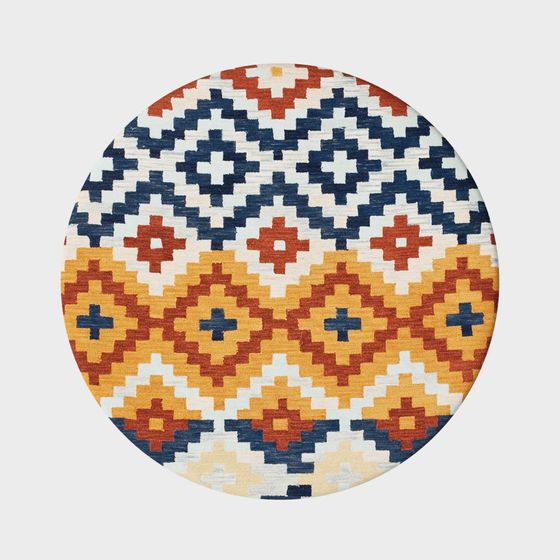 Ethnic Geometric Carpet 3D Model