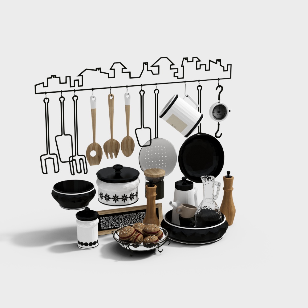 Ornamenti per stoviglie da cucina