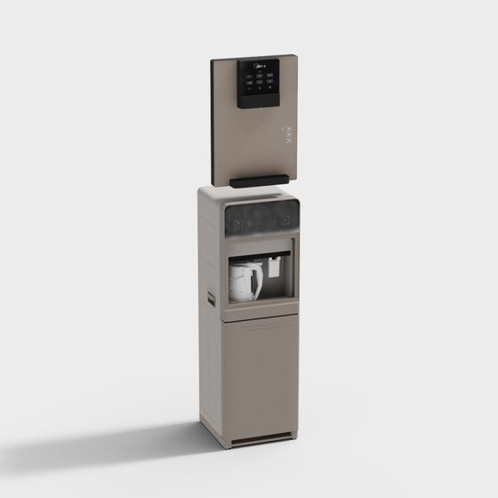 Stylish Water Dispenser 3D Model