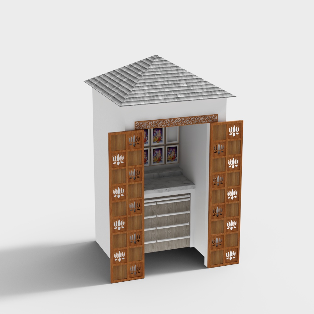 Design Piccola Stanza Pooja Indiana