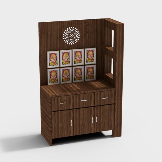 Thiết Kế Phòng Pooja Nhỏ Ấn Độ