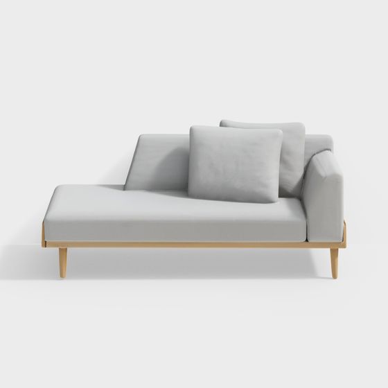 Modern Low-Poly Sofa 3D model