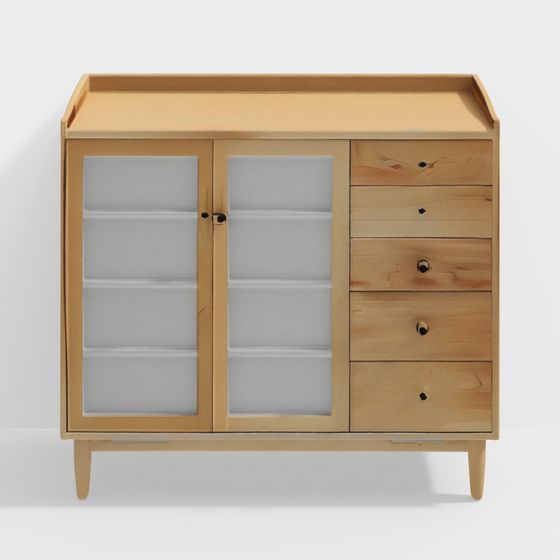 Mid-Century Cabinet 3D model