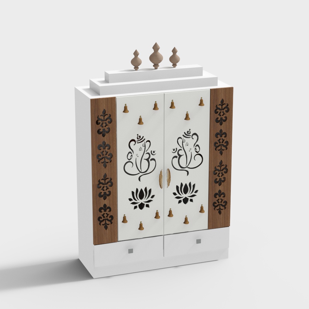 Pooja Cabinet