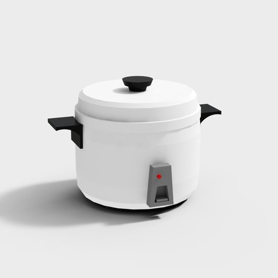 Modern Minimalist Rice Cooker 3D model