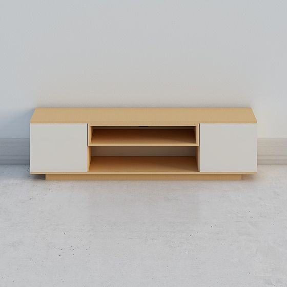 Modern Minimalist TV Cabinet 3D model