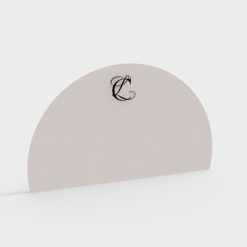 Modern Curved Backdrop